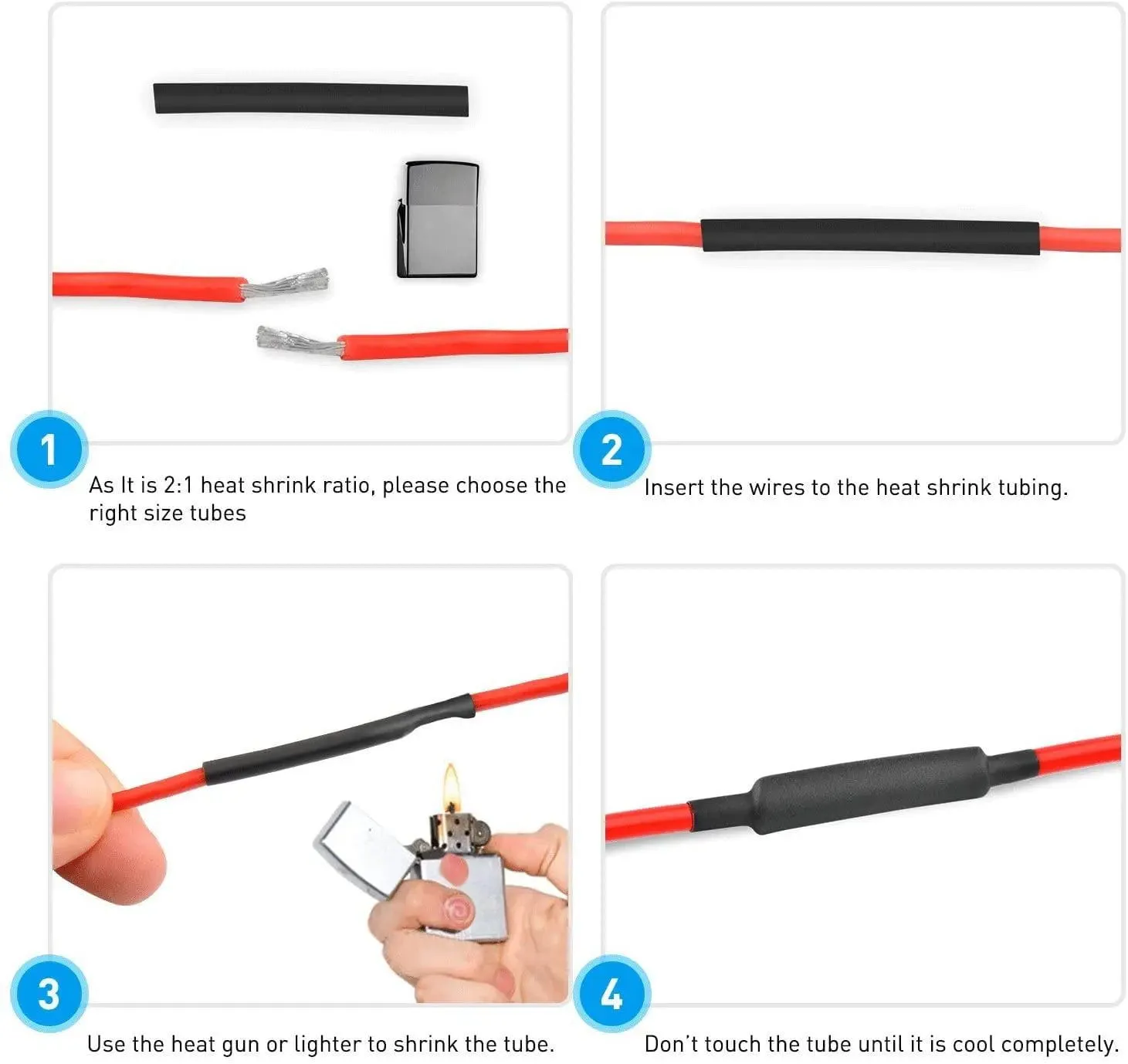 270Pcs Heat Shrink Tubing kit