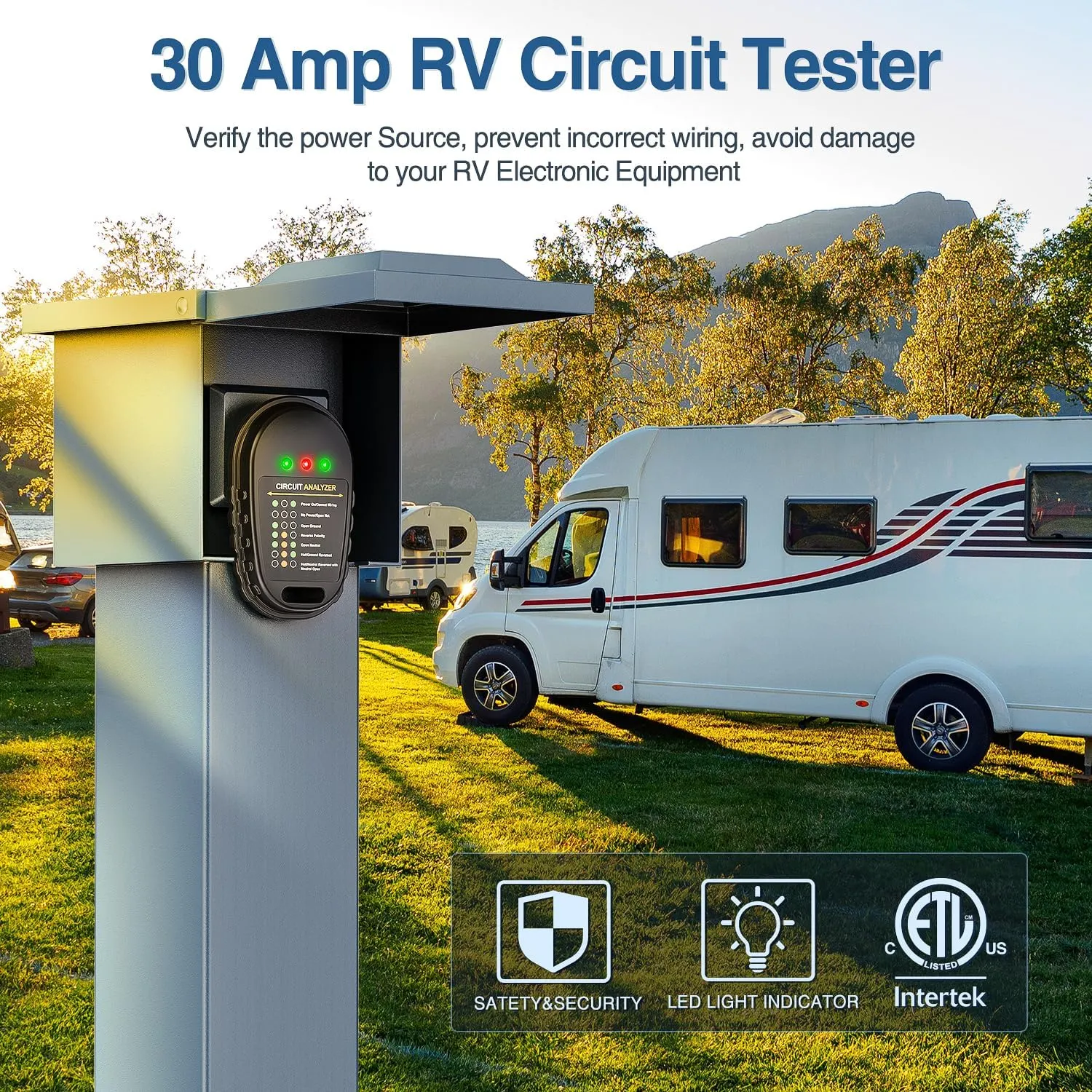 30Amp RV Circuit Tester plug