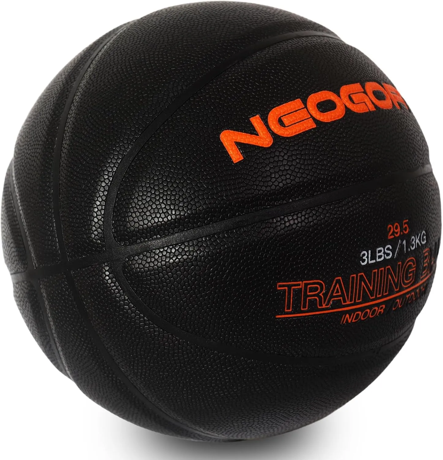 3LBS/2.2LBS 29.5"/28.5" Weighted Heavy Basketball Training Equipment for in& Outdoor Improving Handling Dribbling, Passing&Rebounding Skills Weighted Training Basketball(Deflated,Size 7/6)