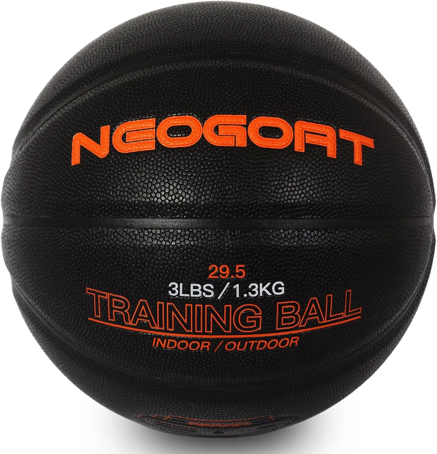 3LBS/2.2LBS 29.5"/28.5" Weighted Heavy Basketball Training Equipment for in& Outdoor Improving Handling Dribbling, Passing&Rebounding Skills Weighted Training Basketball(Deflated,Size 7/6)