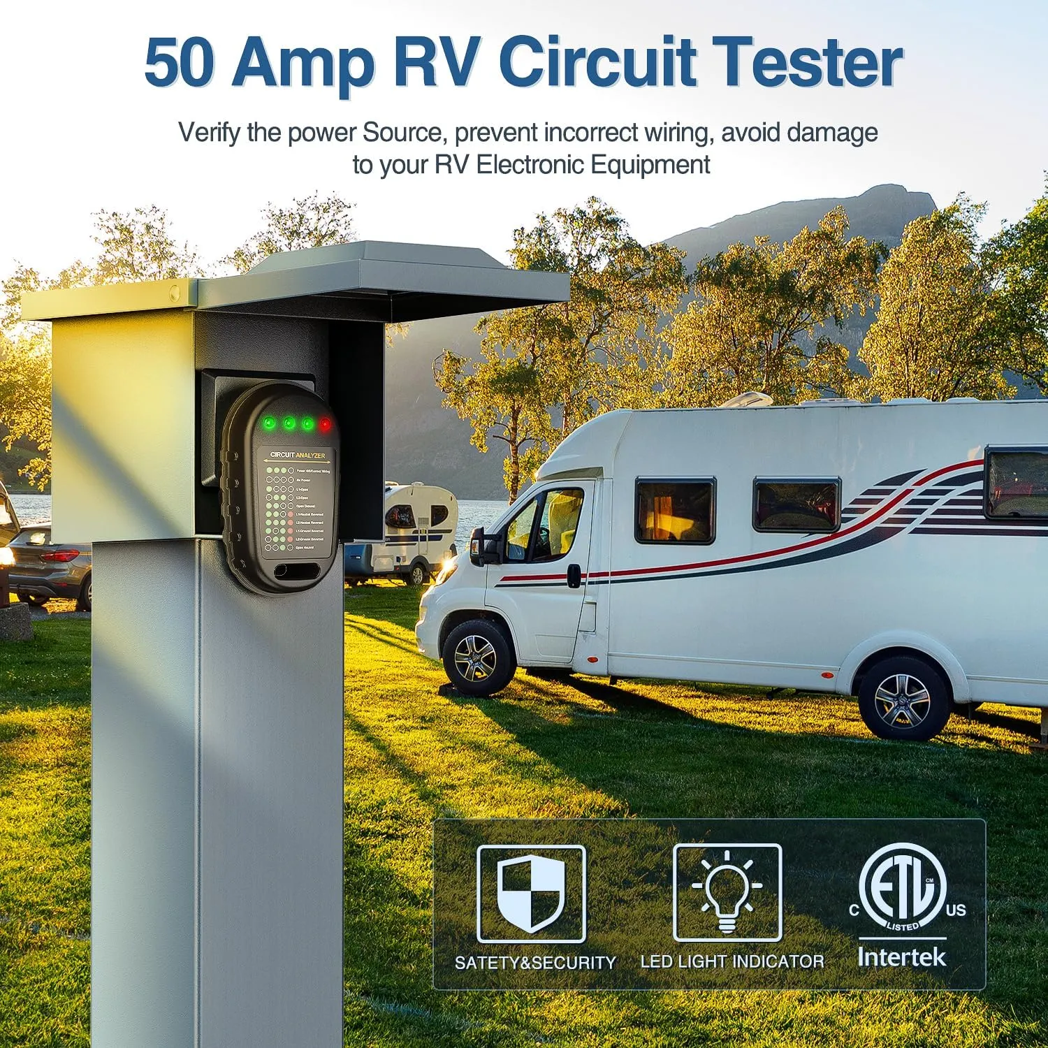 50AMP RV Circuit Tester