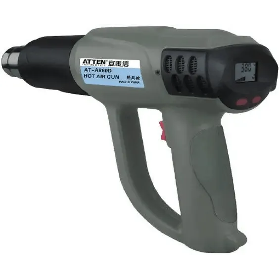 Atten AT-A822D AT-A860D Controlled Heat Hot Air Gun Variable Temp