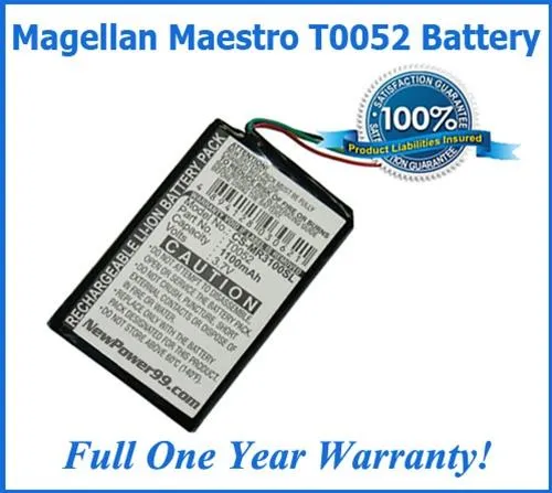 Battery For The Magellan Maestro T0052 - Super Extended Life