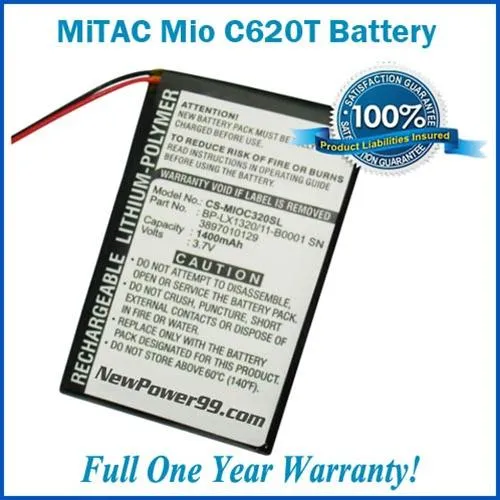 Battery Replacement Kit For MIO C620T