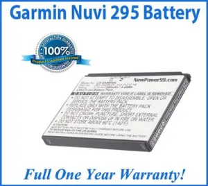Battery Replacement Kit For The Garmin Nuvi 295 GPS with Special Installation Tools