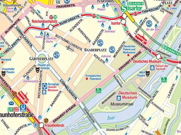 Bavaria & Munich Road Map (1st Edition) by ITMB (2009)