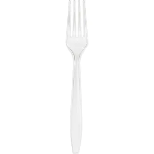 Bulk Clear Plastic Forks (288 per Case)