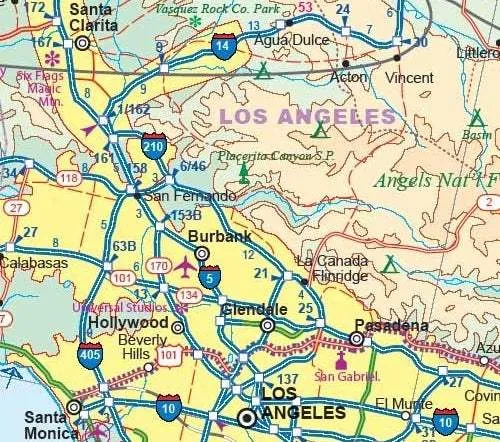 California Road Map (1st Edition) by ITMB (2013)