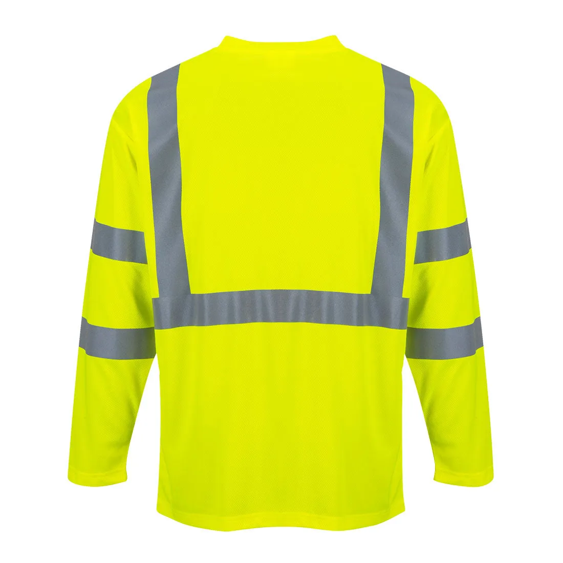 Class 3 Long Sleeve Safety Shirt Hi-Vis Moisture Wicking