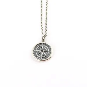 Compass Wax Seal Necklace
