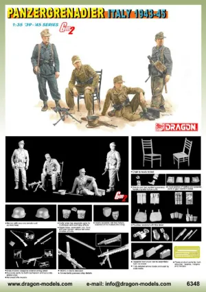 Dragon 1/35 Panzergrenadier (Italy 1943-45) | 6348