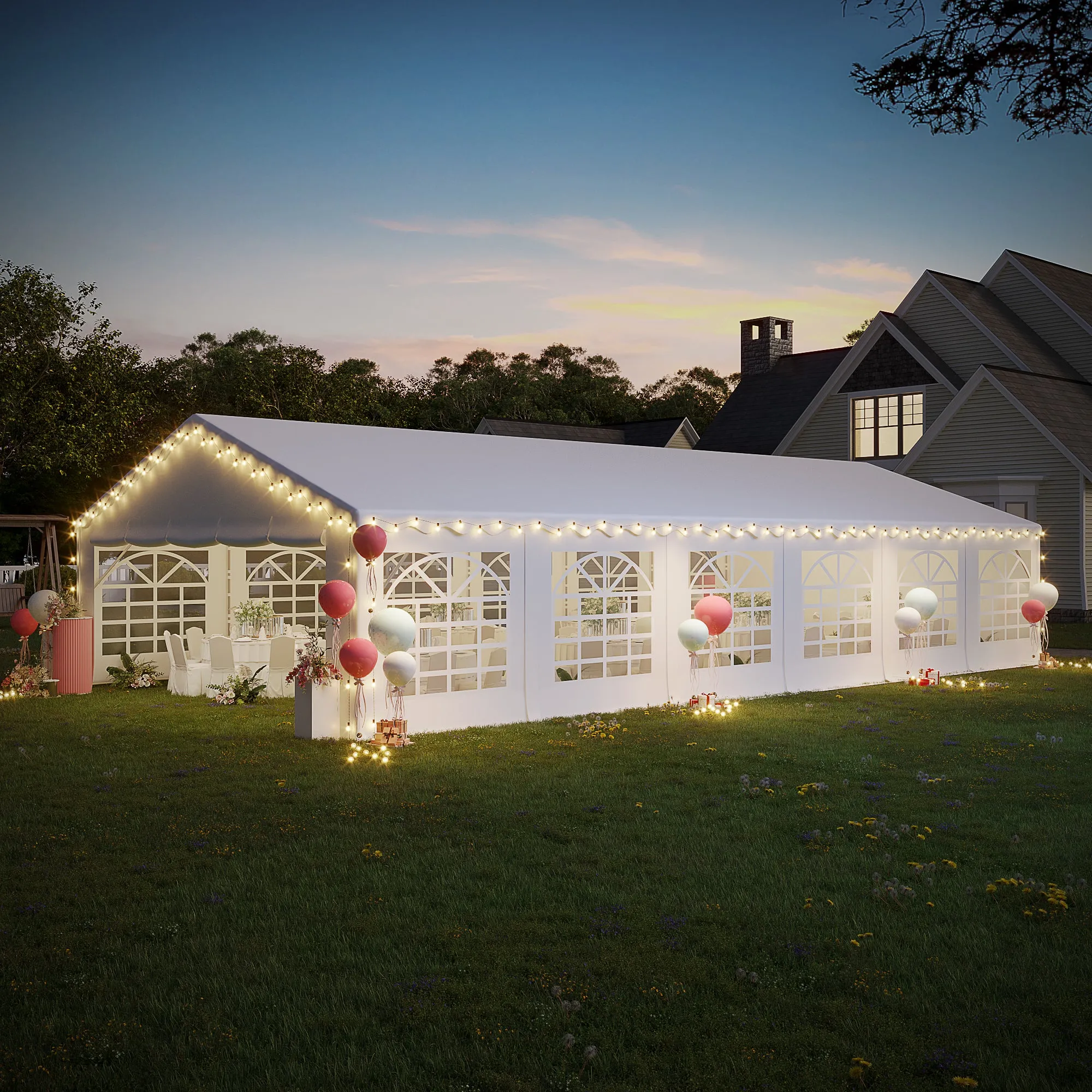 EROMMY 20x40 Party Tent