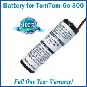 Extended Life Battery For The TomTom Go 300 GPS with Special Installation Tools