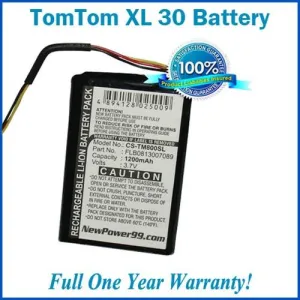 Extended Life Battery For The TomTom XL 30 GPS