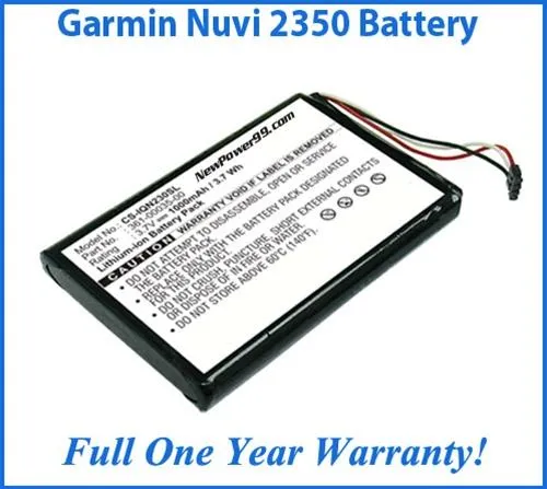 Garmin Nuvi 2350 Battery Replacement Kit with Tools, Video Instructions and Extended Life Battery
