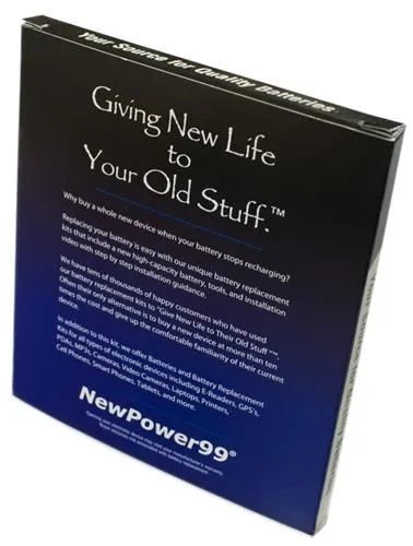 Garmin Nuvi 2565LT Battery Replacement Kit with Tools, Video Instructions and Extended Life Battery