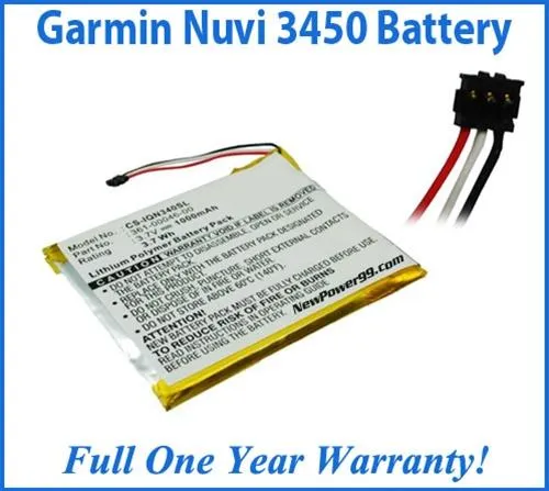 Garmin Nuvi 3450  Battery Replacement Kit with Tools, Video Instructions and Extended Life Battery