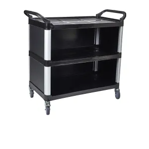 GenWare Large 3 Tier PP Panelled Trolley pack of 1