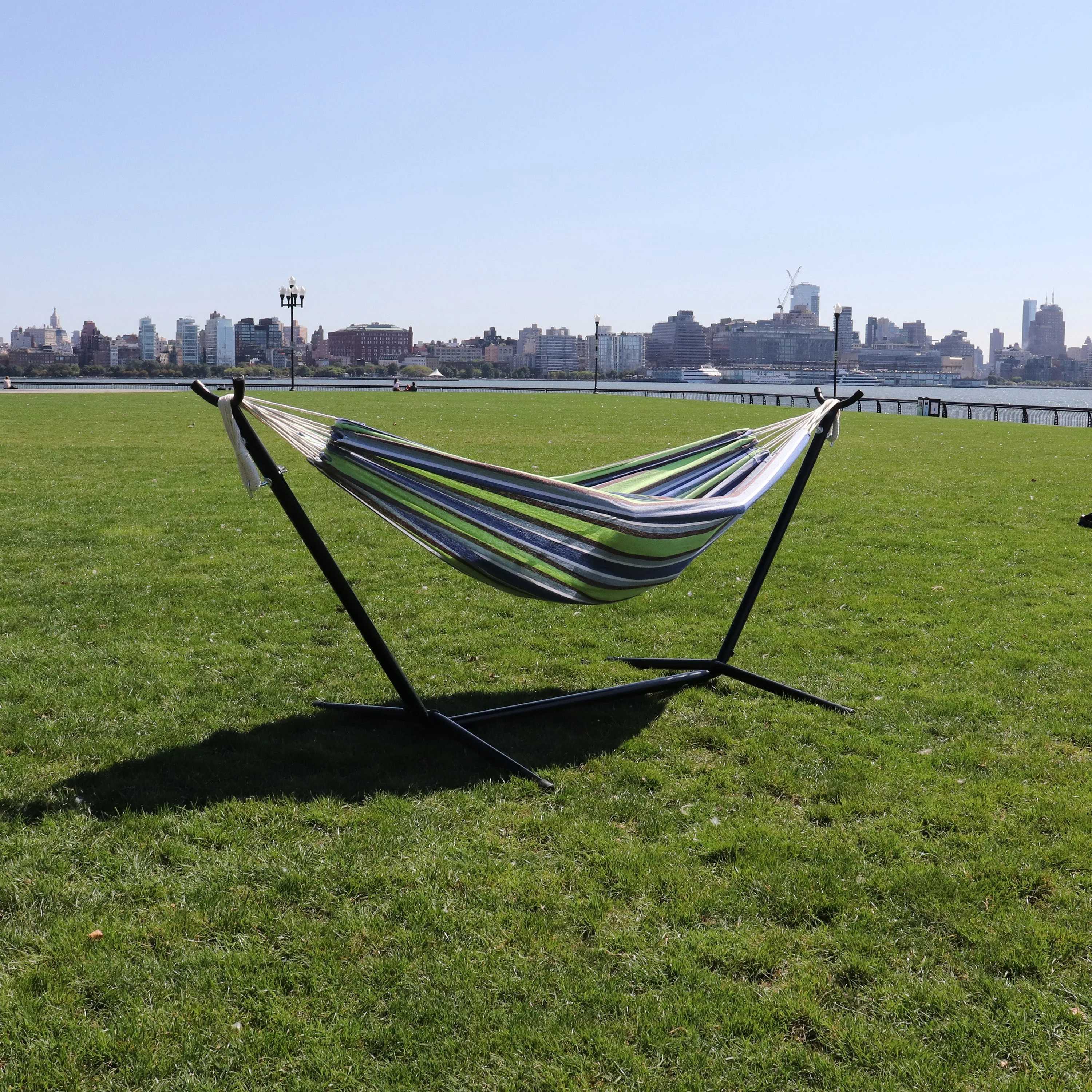 Hammock & Built-in Stand w/ Carrying Case & Hanging Hardware | 60-in. Wide | 400 Lb. Capacity