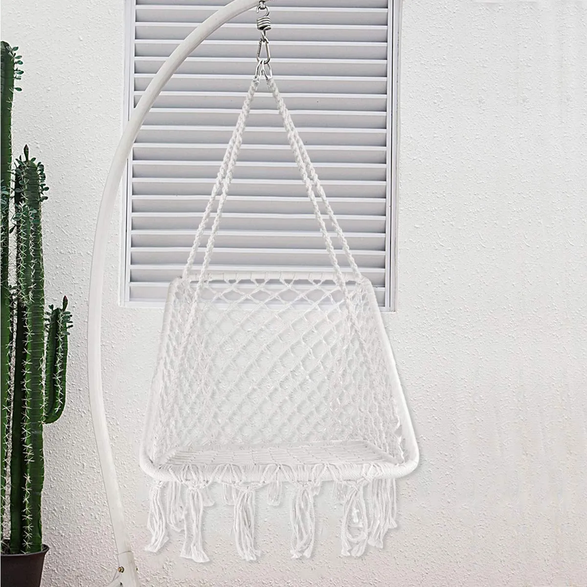 Hanging Hammock Chair Macrame Swing - E EVERKING