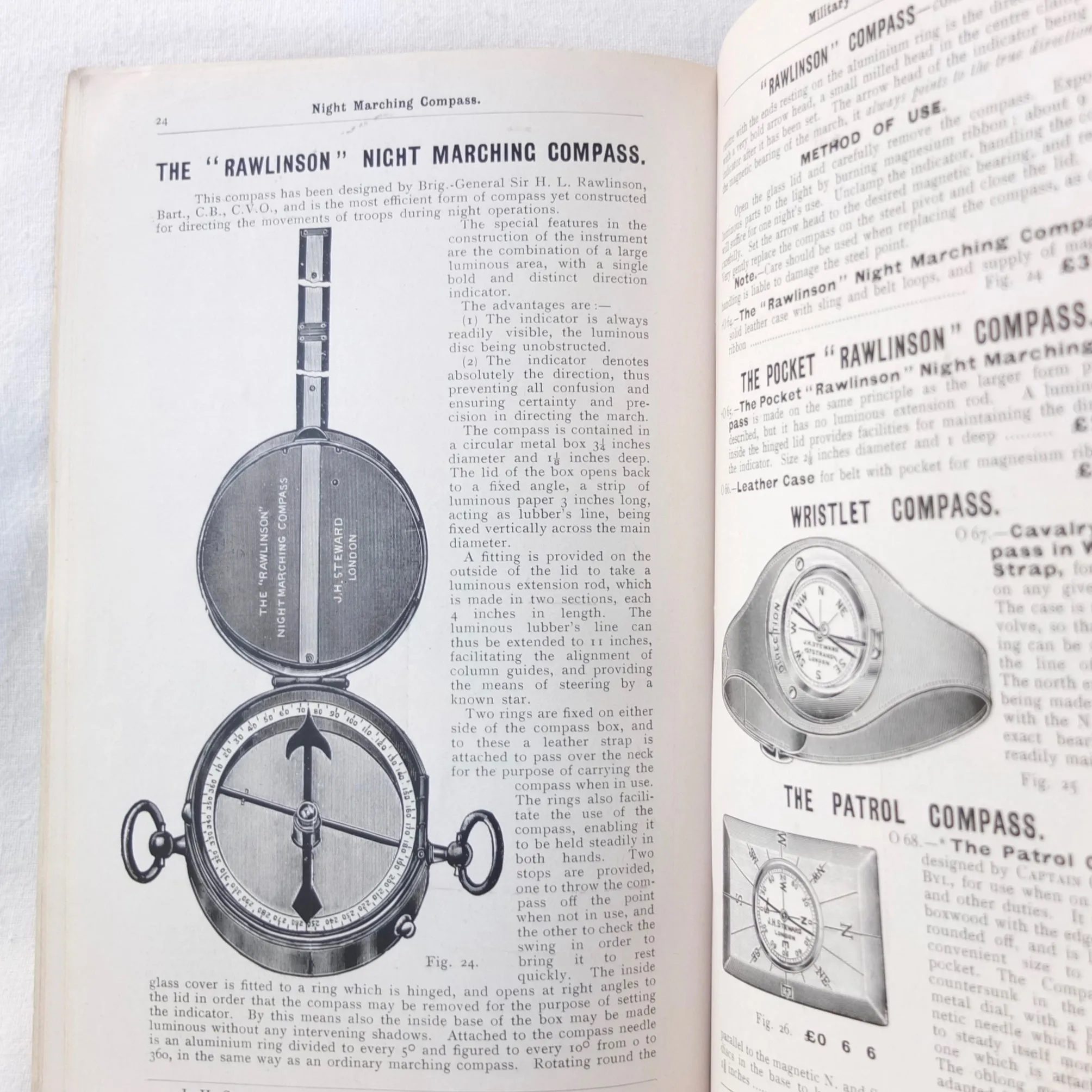 J. H. Steward's Catalogue of Military Instruments (1909)