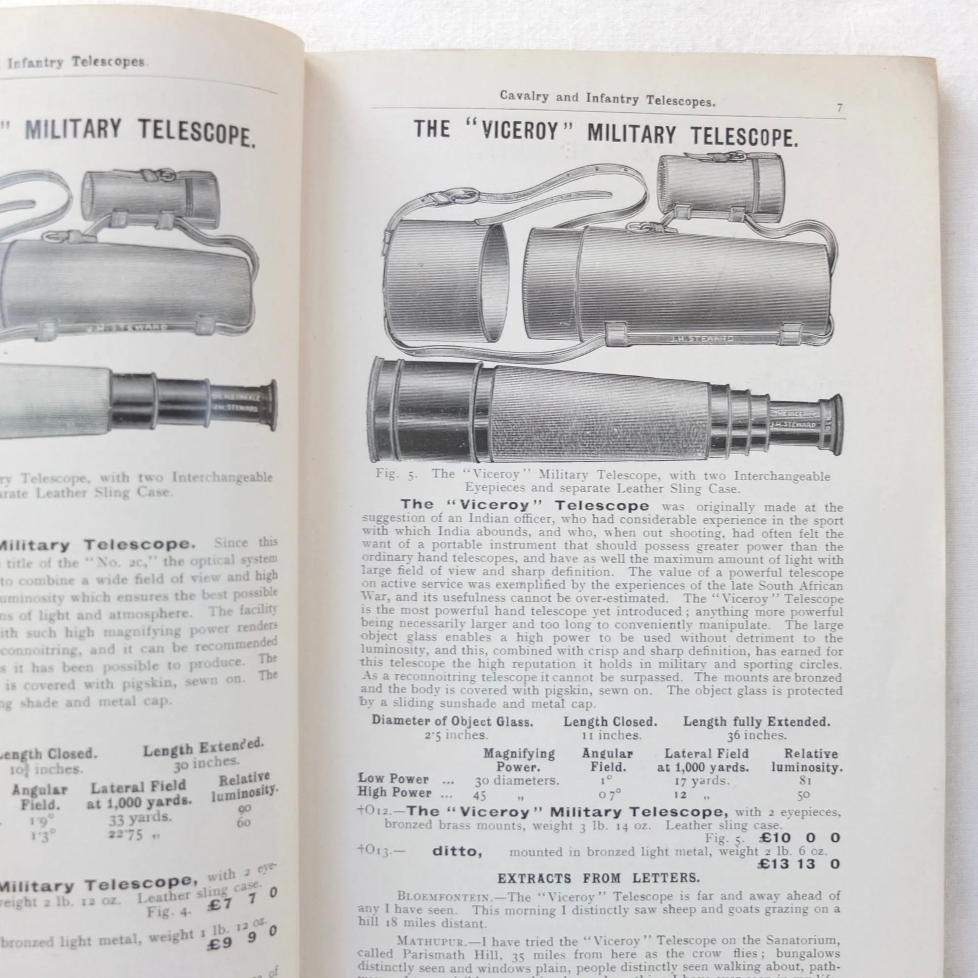 J. H. Steward's Catalogue of Military Instruments (1909)