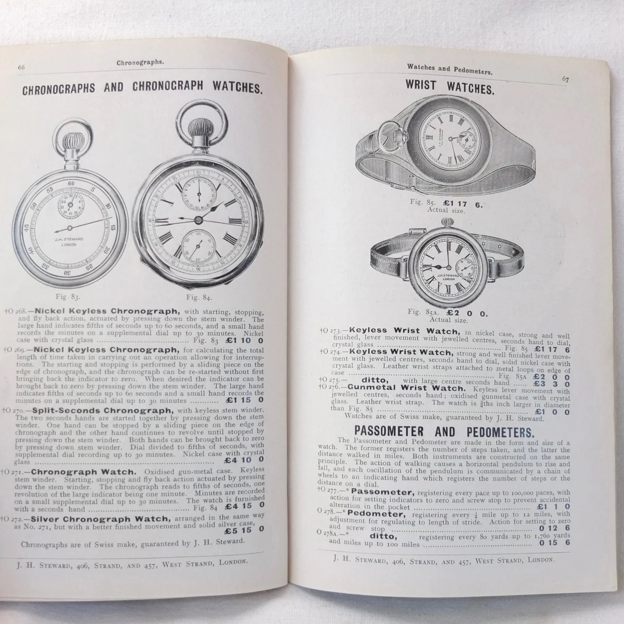 J. H. Steward's Catalogue of Military Instruments (1909)