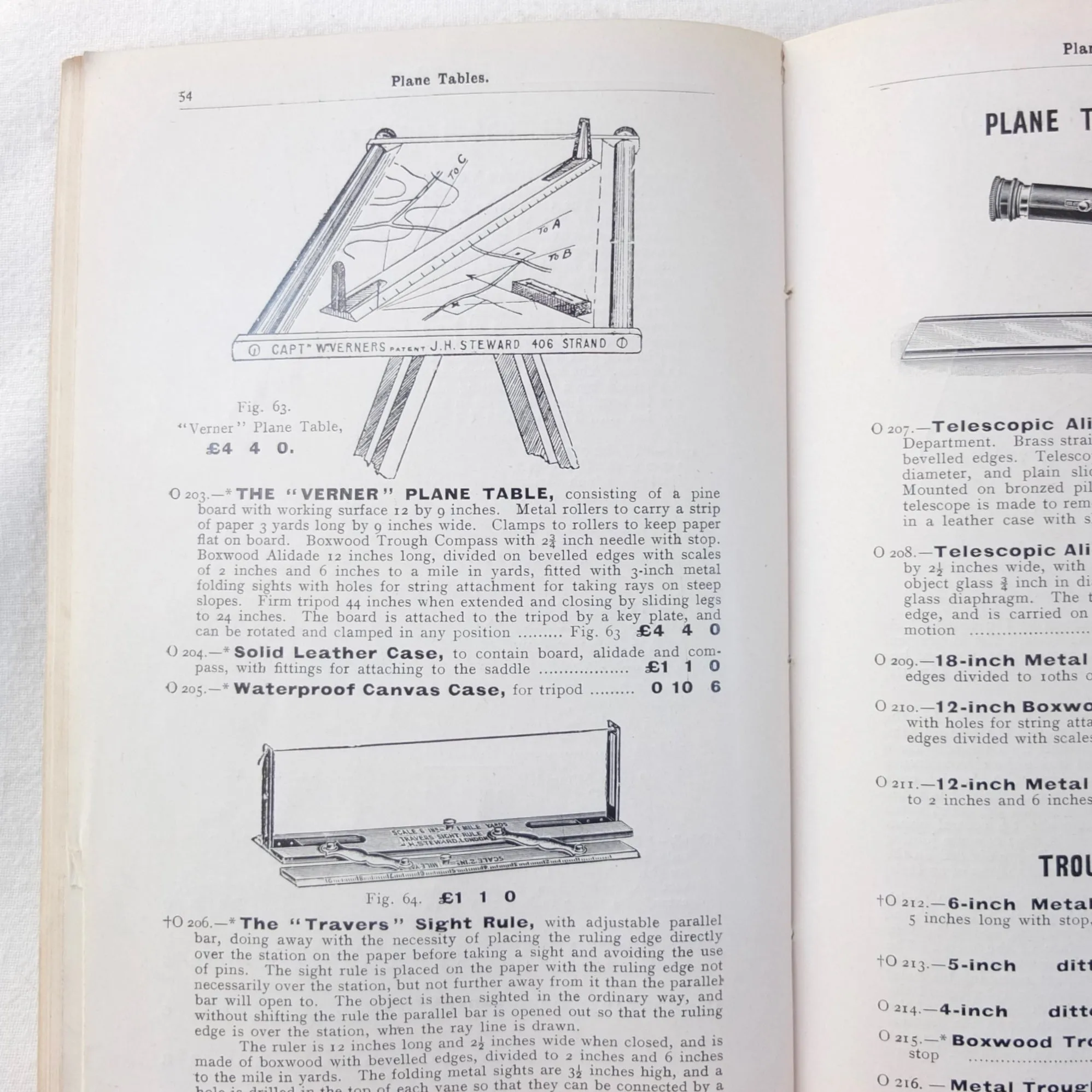 J. H. Steward's Catalogue of Military Instruments (1909)