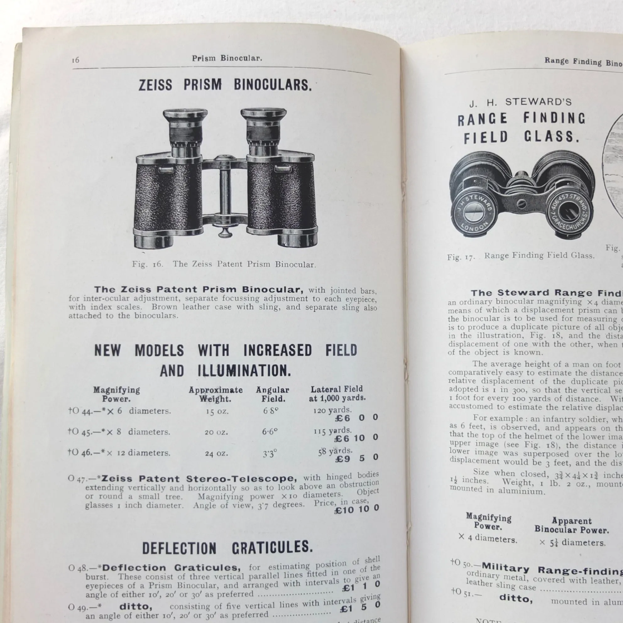 J. H. Steward's Catalogue of Military Instruments (1909)