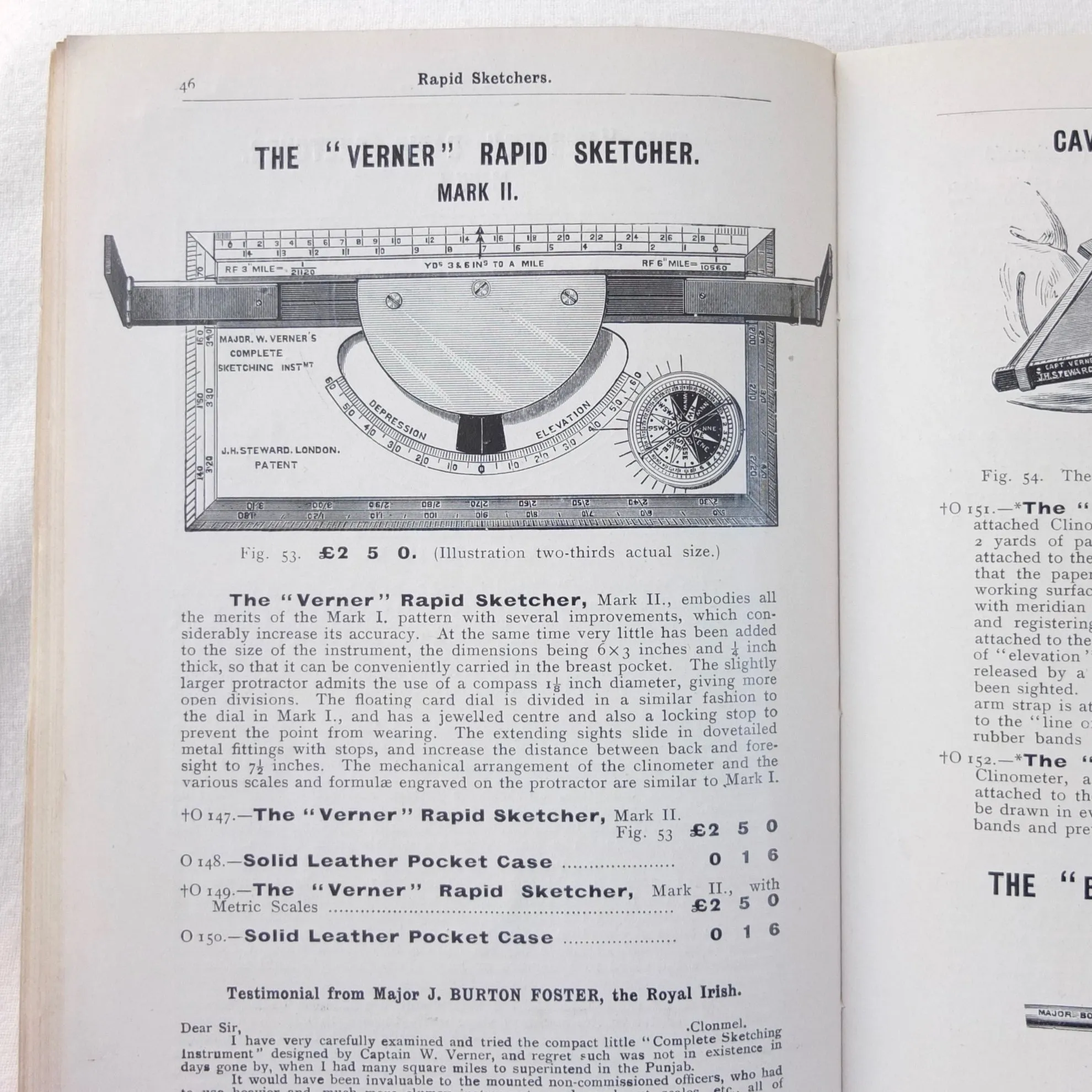 J. H. Steward's Catalogue of Military Instruments (1909)