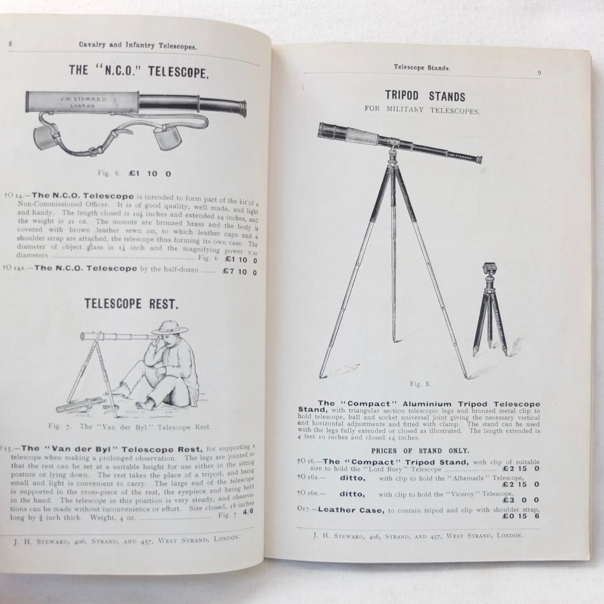 J. H. Steward's Catalogue of Military Instruments (1909)