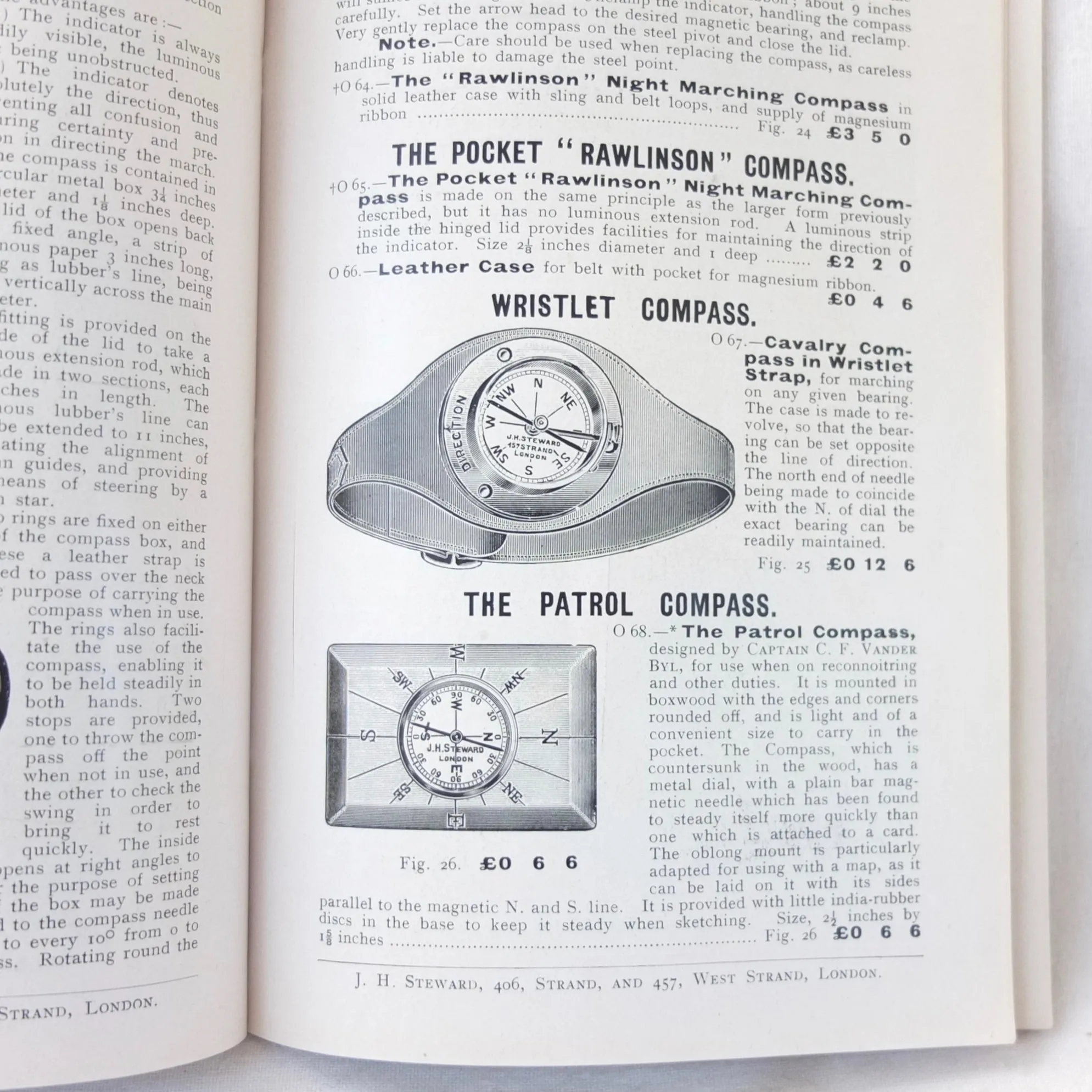 J. H. Steward's Catalogue of Military Instruments (1909)