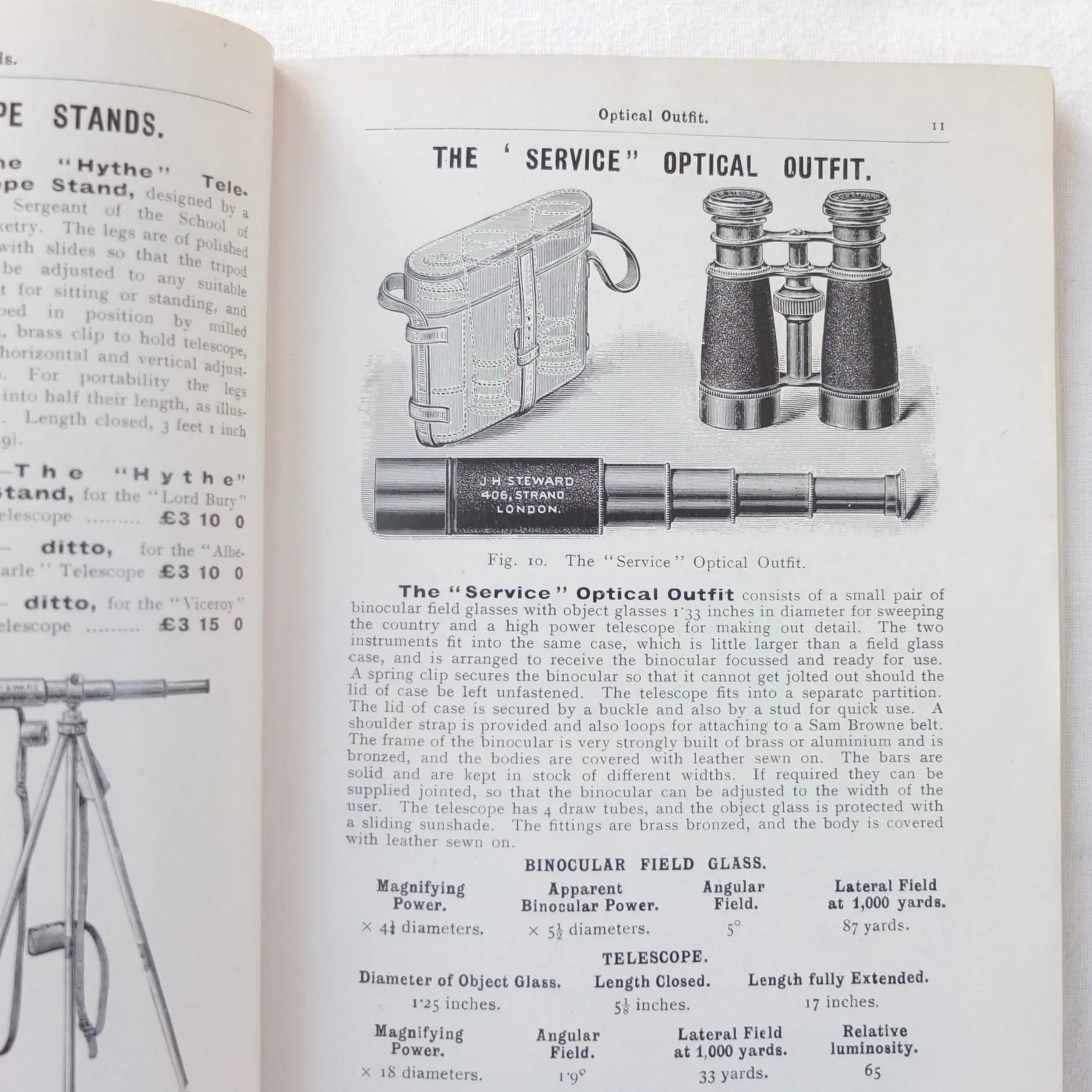 J. H. Steward's Catalogue of Military Instruments (1909)