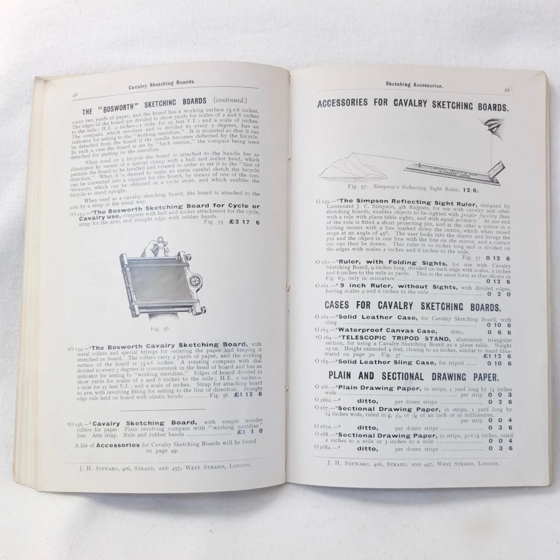 J. H. Steward's Catalogue of Military Instruments (1909)