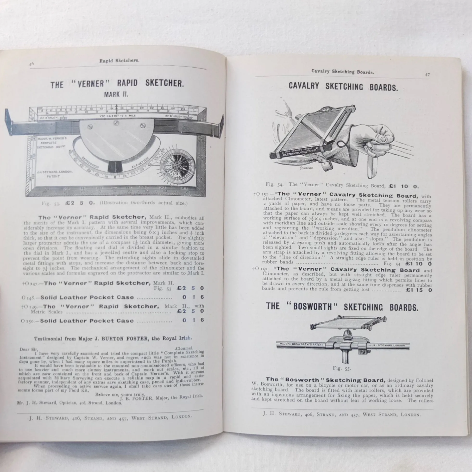 J. H. Steward's Catalogue of Military Instruments (1909)