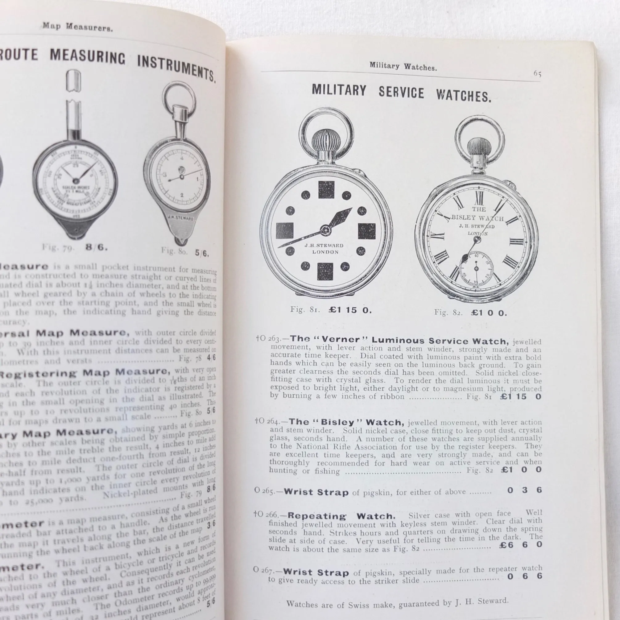 J. H. Steward's Catalogue of Military Instruments (1909)