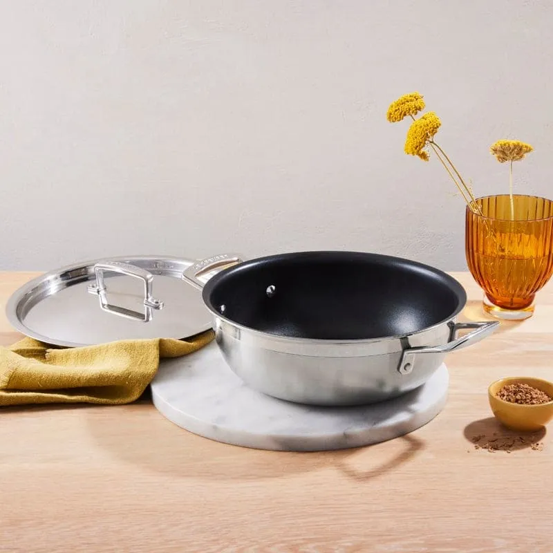 Le Creuset 3 Ply Chef's Casserole 24cm Non-Stick
