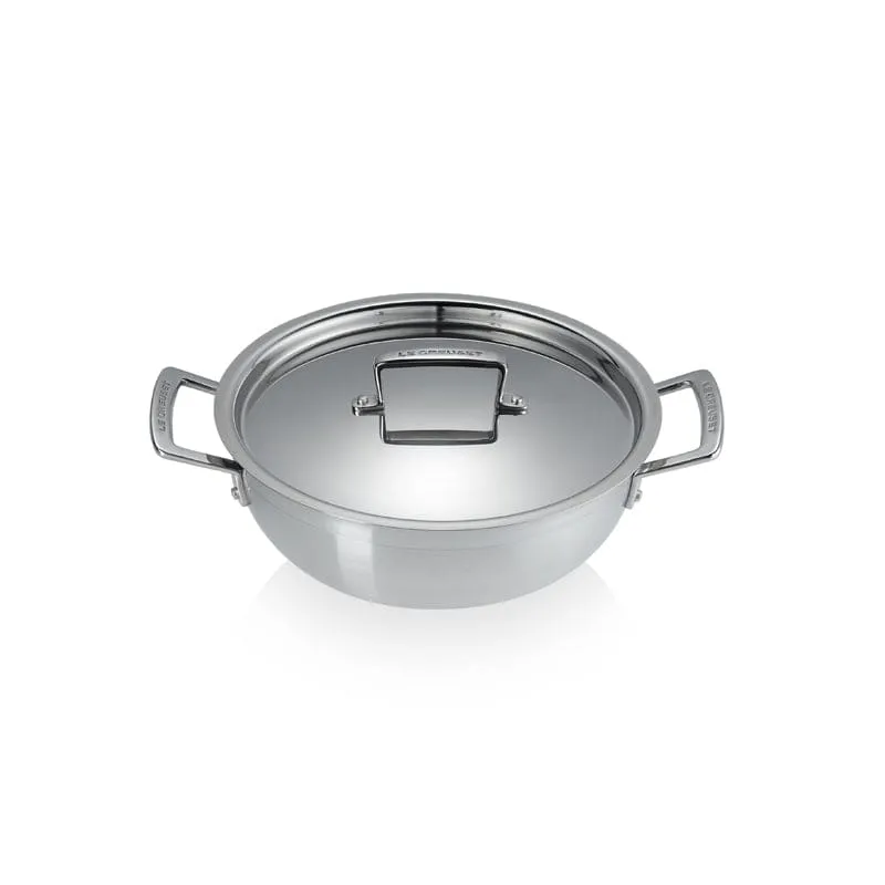 Le Creuset 3 Ply Chef's Casserole 24cm Non-Stick