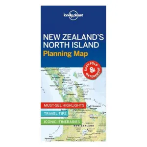 Lonely Planet New Zealand's North Island Planning Map