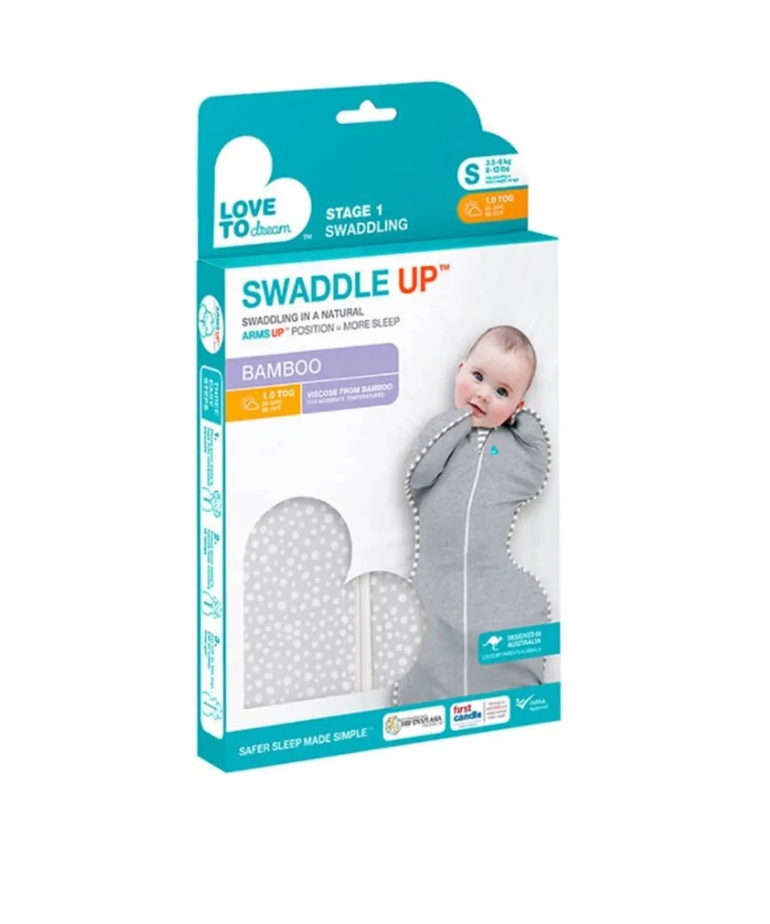 Love To Dream Swaddle Up Bamboo Original 1.0 TOG