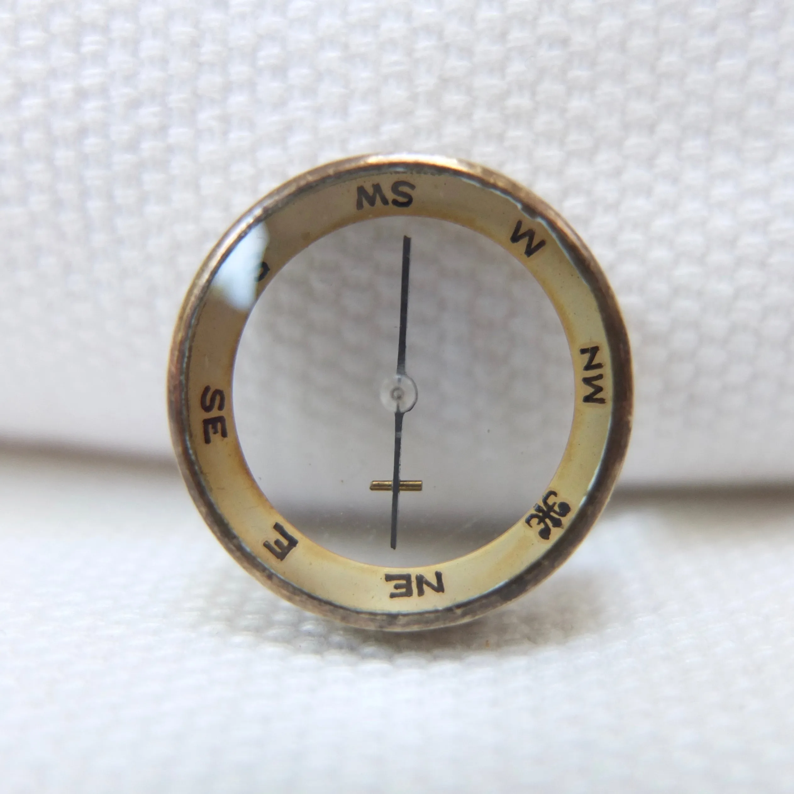Miniature F. Barker Pebble Lens Compass c.1890