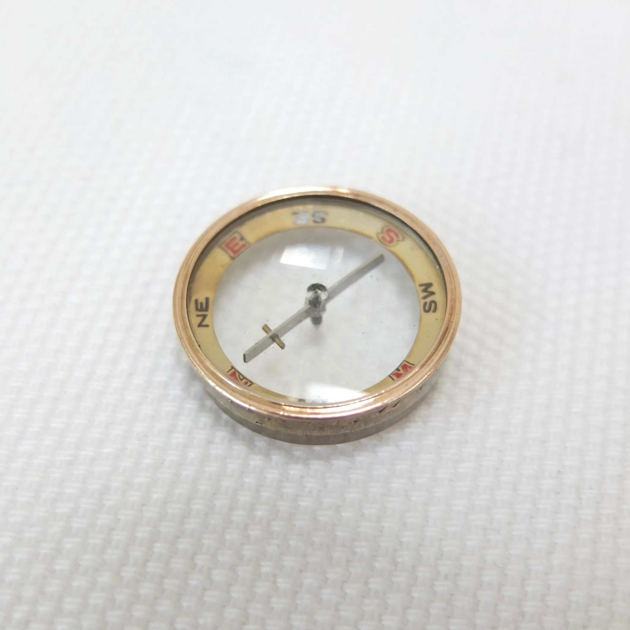 Miniature F. Barker Pebble Lens Compass c.1890