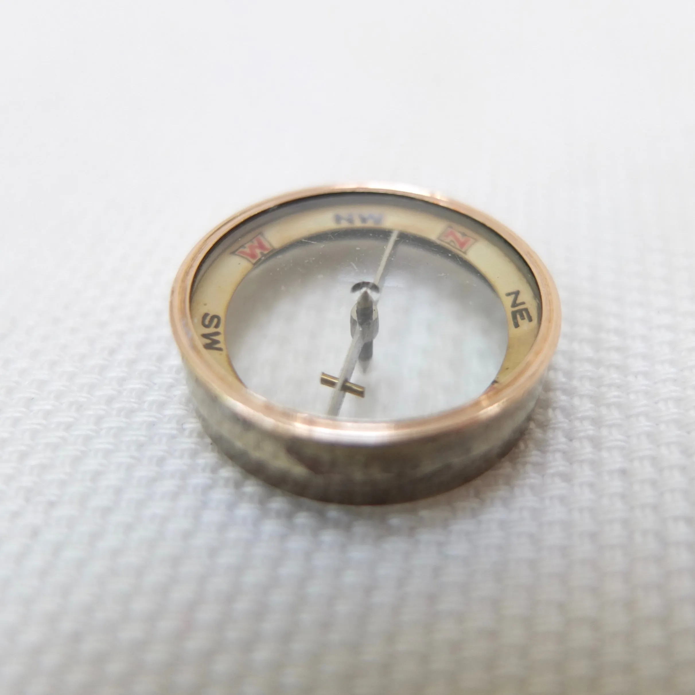 Miniature F. Barker Pebble Lens Compass c.1890
