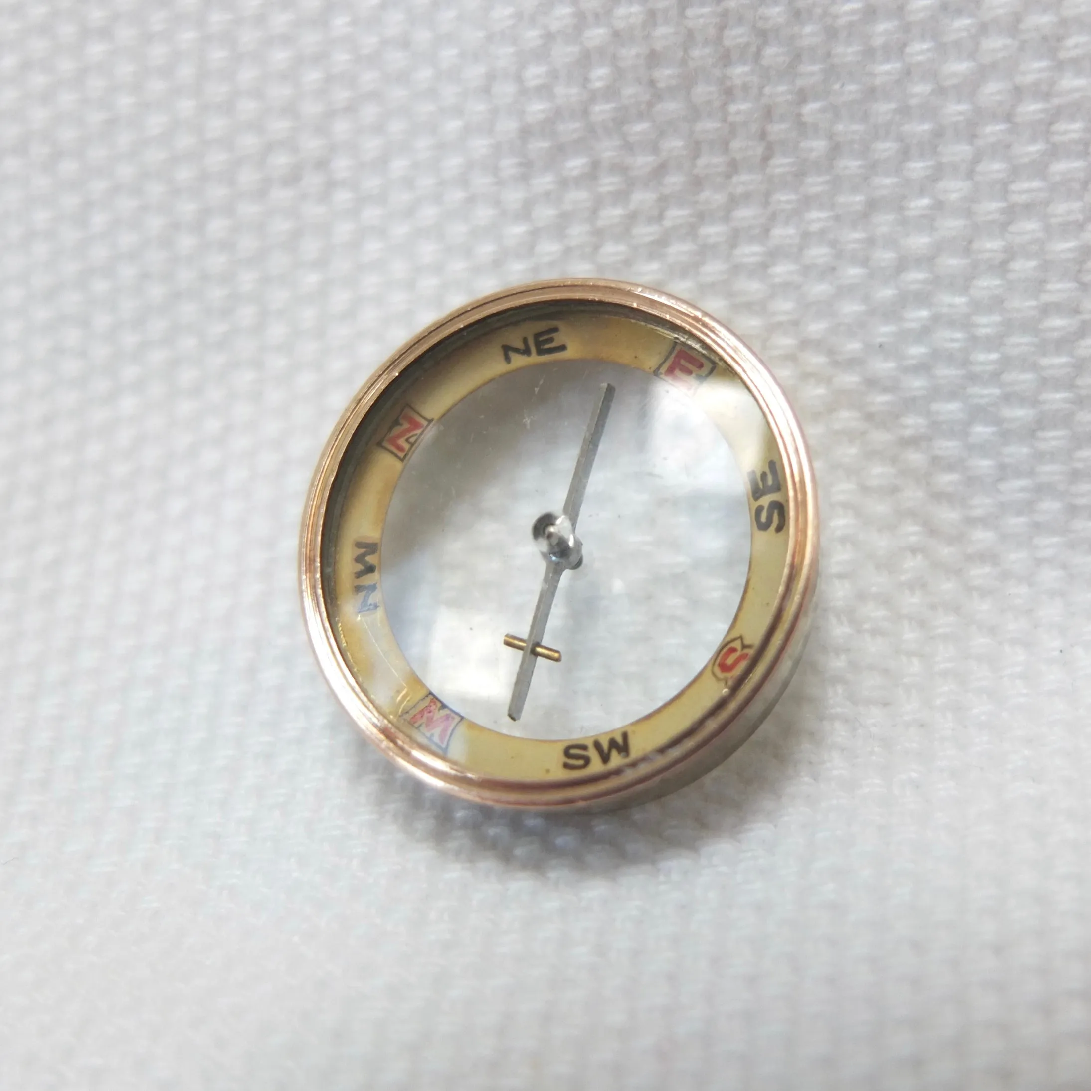 Miniature F. Barker Pebble Lens Compass c.1890