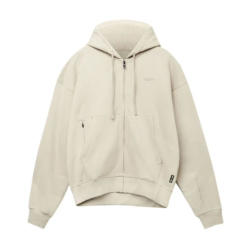 Moisture Wicking Hoodie Embroidered Coat