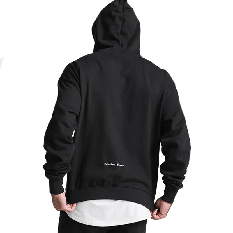 Moisture Wicking Hoodie Embroidered Coat