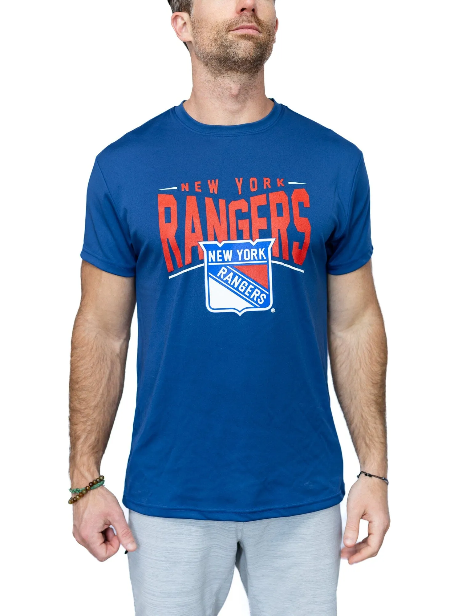 New York Rangers "Full Fandom" Moisture Wicking T-Shirt