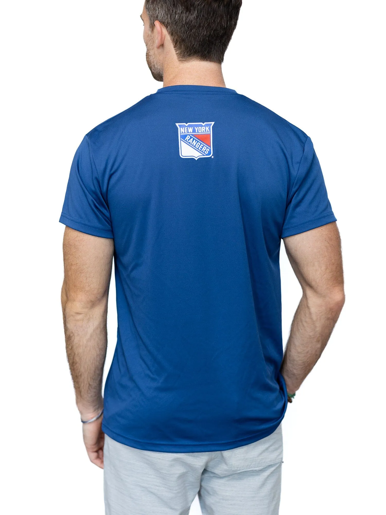 New York Rangers "Full Fandom" Moisture Wicking T-Shirt