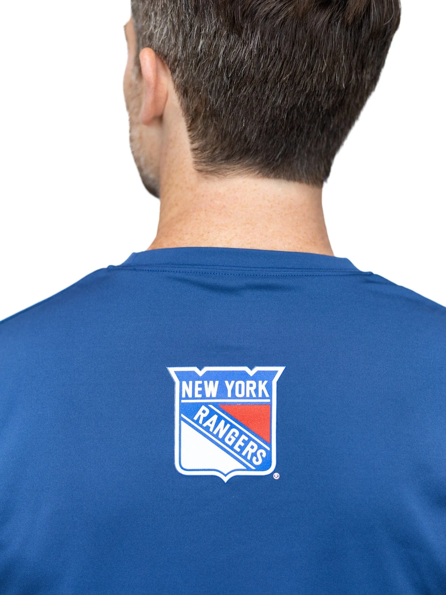 New York Rangers "Full Fandom" Moisture Wicking T-Shirt