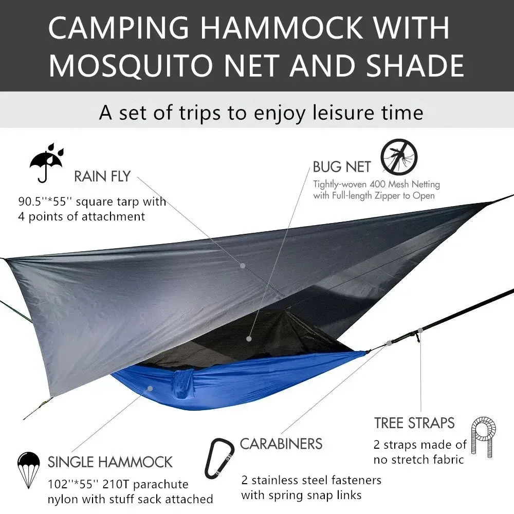 Portable Camping Waterproof Hammock Tent
